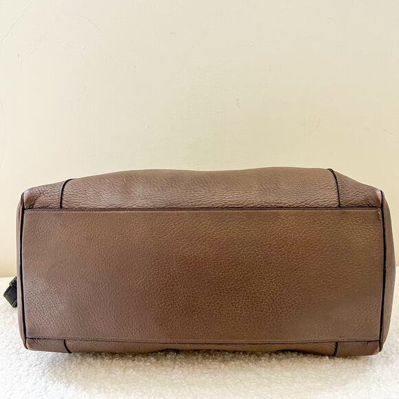 LOEWE Fusta 2 Way Brown Leather Shoulder Bag - Picture 4 of 16